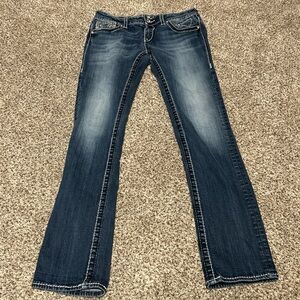 Vigoss Jeans Womens Size 29x33 Chelsea Fit Straight medium denim wash y2k